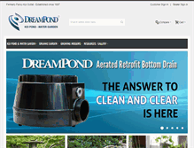 Tablet Screenshot of dreampond.com